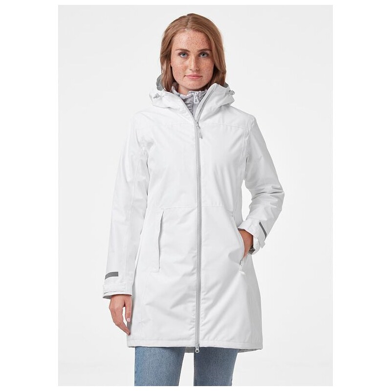 Dámský kabát HELLY HANSEN W LISBURN RAINCOAT 001 white