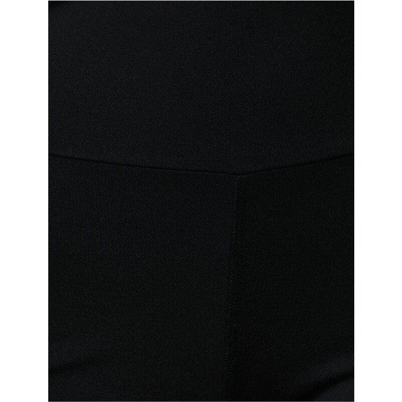 Koton Short Leggings High Waist Stitching Detail.