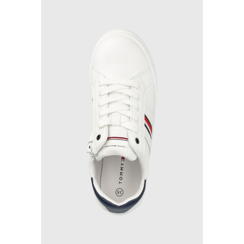 Dětské sneakers boty Tommy Hilfiger bílá barva