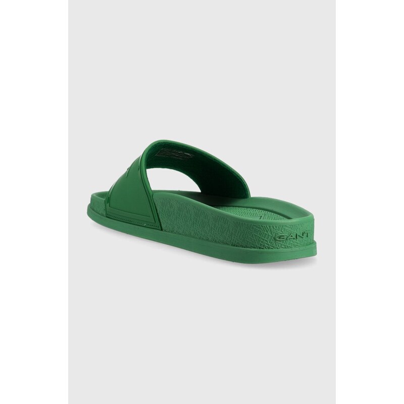 Pantofle Gant Beachrock pánské, zelená barva, 26609887.G731 - GLAMI.cz