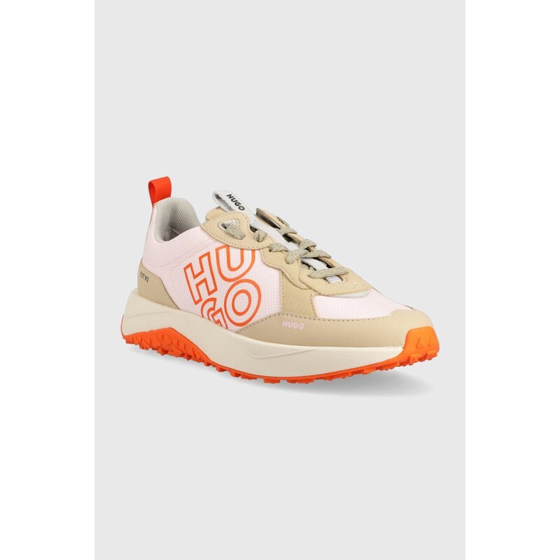 Sneakers boty HUGO Kane růžová barva, 50493153