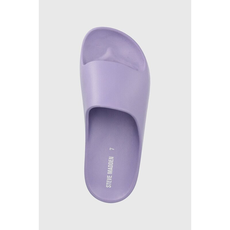 Pantofle Steve Madden Astro dámské, fialová barva, na platformě, SM11002395