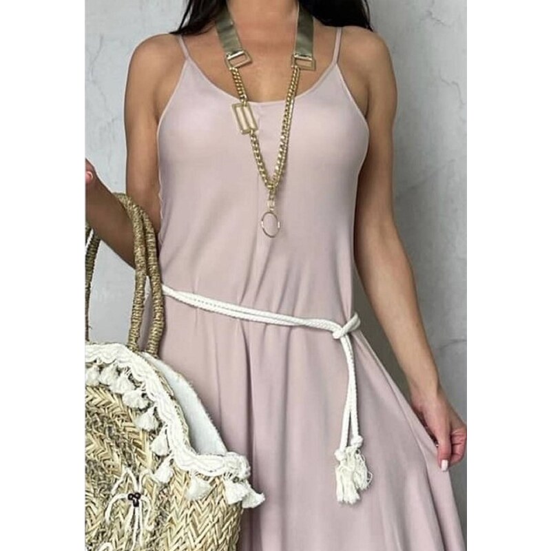 Dress beige By o la la wxp0808. R40