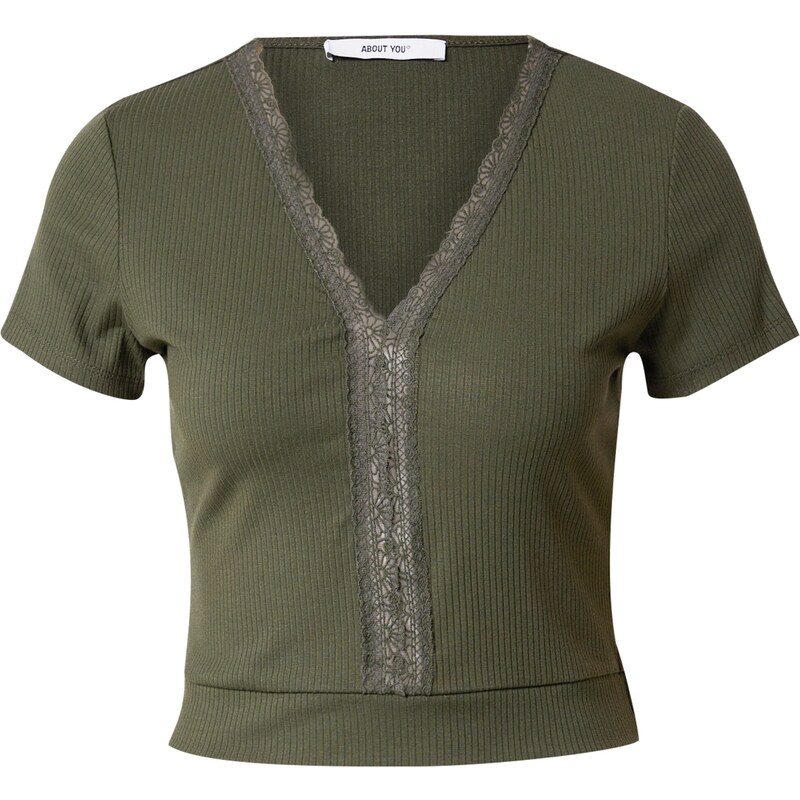 ABOUT YOU Tričko Emely khaki