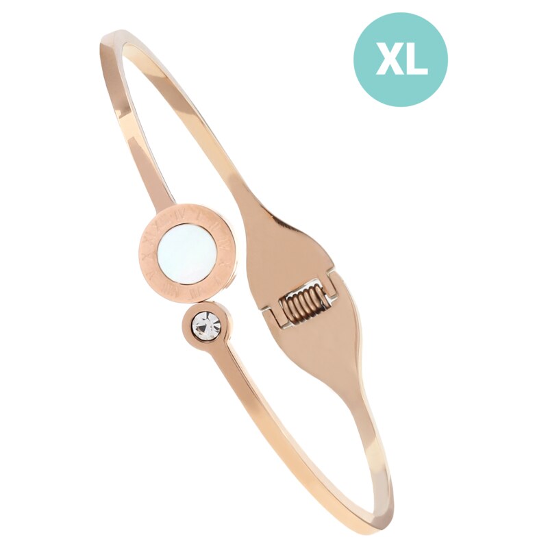 JVD Dámský ocelový růžový náramek JGB3RXL 78786961