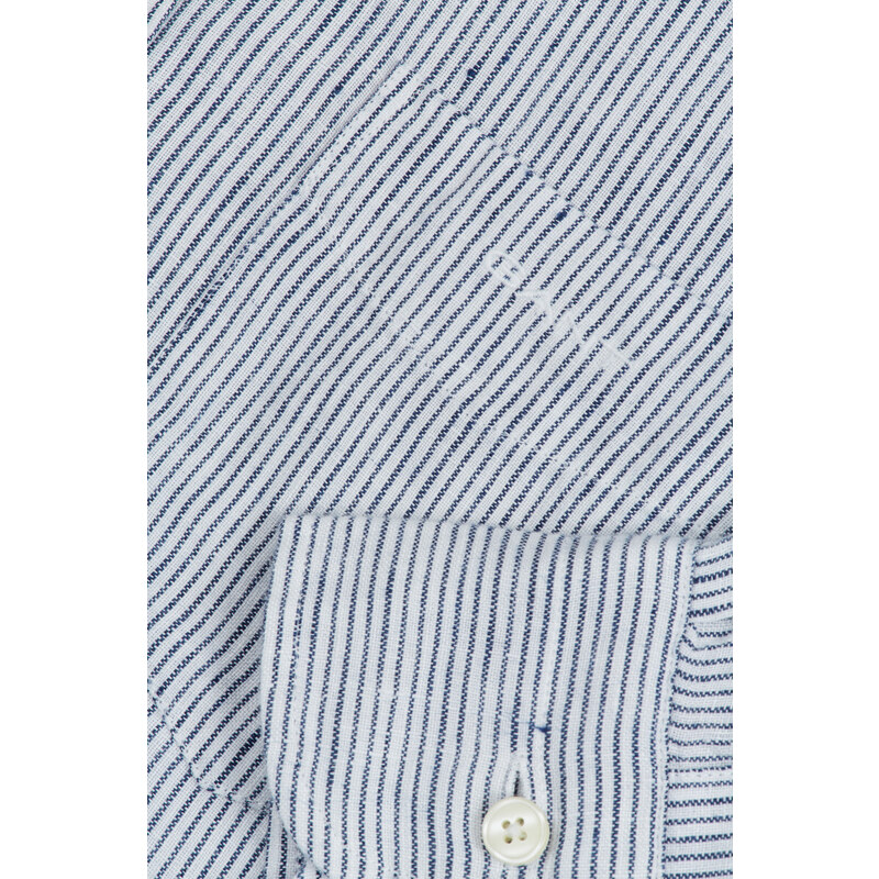 KOŠILE GANT REG LINEN STRIPE SHIRT bílá M