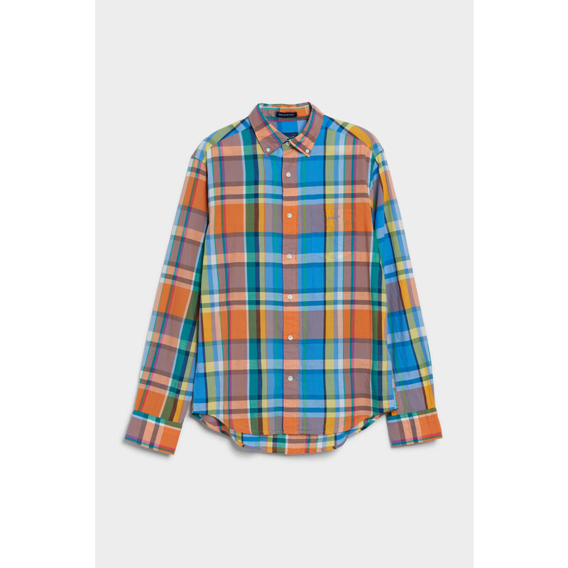 KOŠILE GANT REG UT COLORFUL MADRAS SHIRT oranžová L