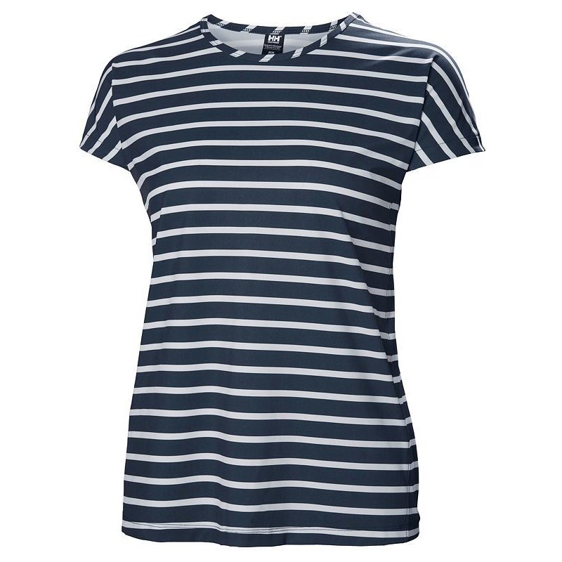 Dámské funkční triko HELLY HANSEN W THALIA SUMMER TOP 598 NAVY STRIPE