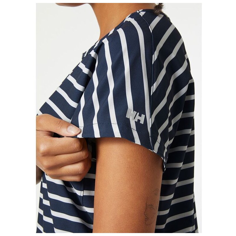 Dámské funkční triko HELLY HANSEN W THALIA SUMMER TOP 598 NAVY STRIPE