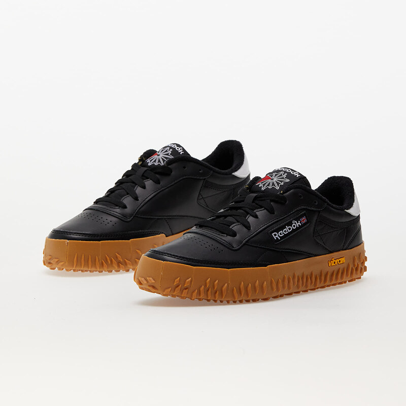 Pánské nízké tenisky Reebok Club C Vibram Core Black/ Ftw White/ Vector Red