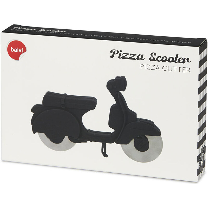 BALVI Kráječ na pizzu Scooter 27541, černý