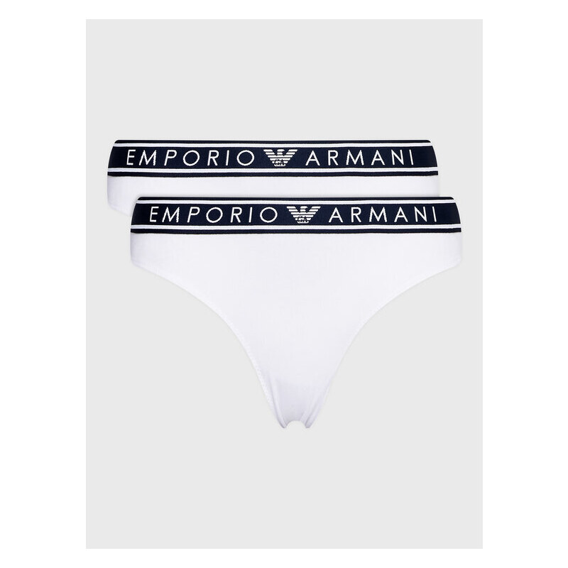 Sada 2 kusů klasických kalhotek Emporio Armani Underwear