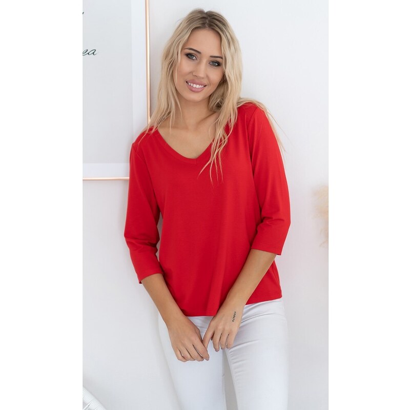 halenka Giulia 3/4 - červená (Lental) 78783166