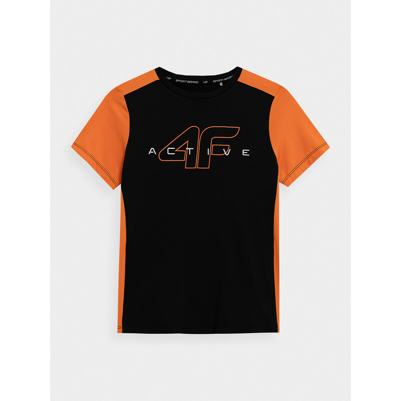 4F 4FJSS23TFTSM167 DEEP BLACK Dětské tričko