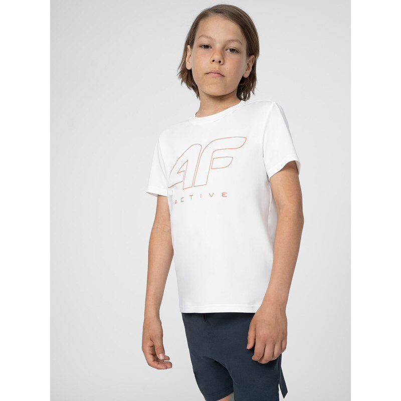 4F 4FJSS23TFTSM166 WHITE Dětské tričko