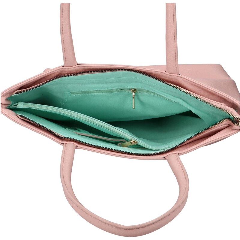 Dámská kabelka přes rameno světle růžová - DIANA & CO Blend růžová