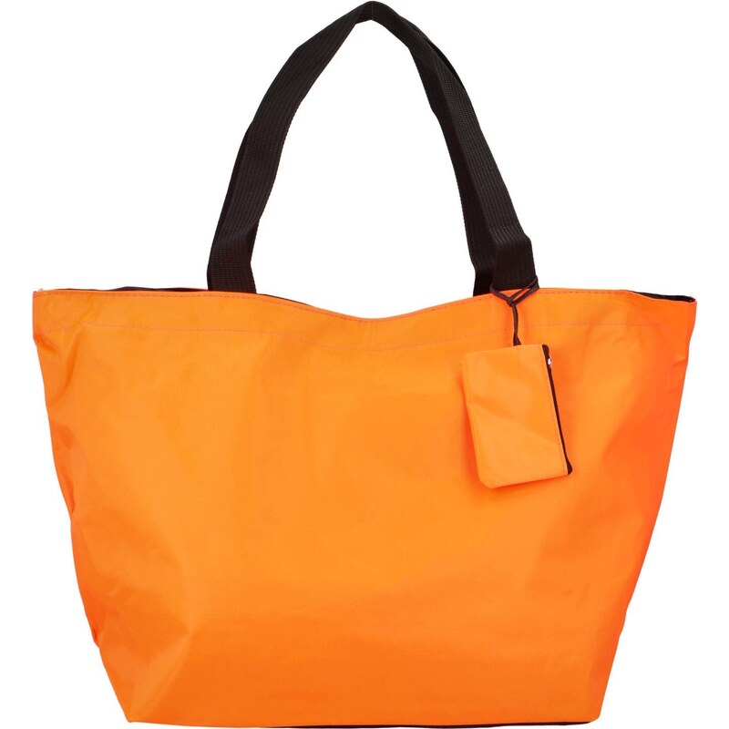 Delami Praktická shopper taška z pevnější textilie Betty, oranžová