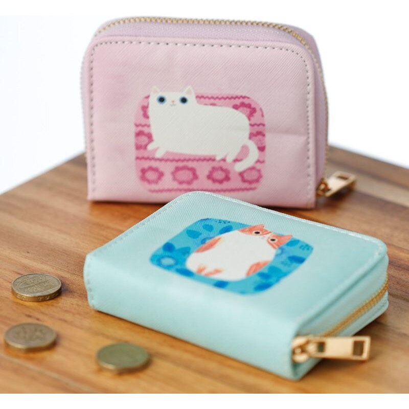 Menší peněženka s kočkou - 2 varianty