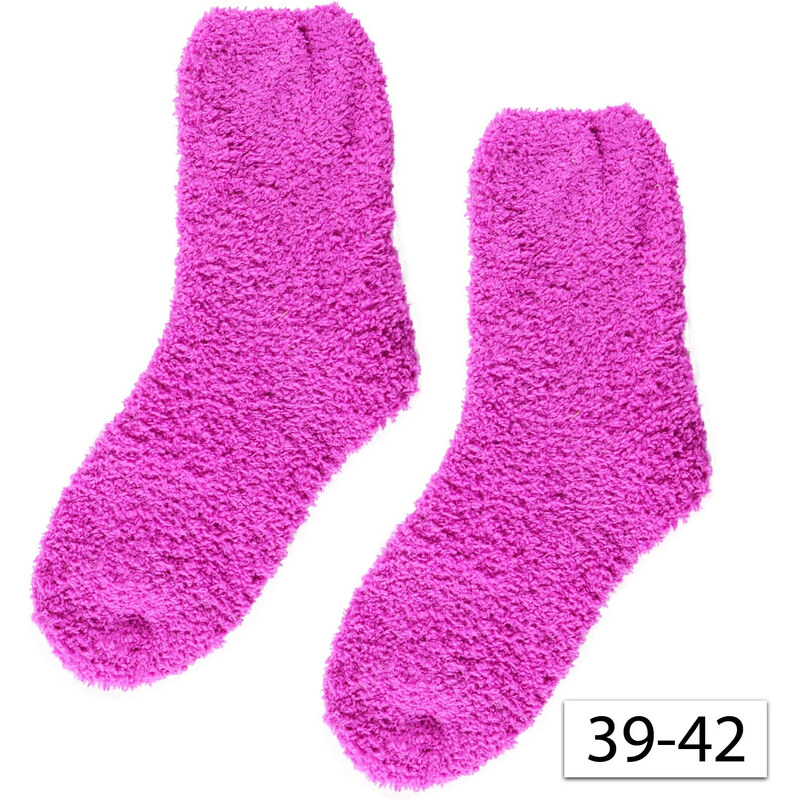 LK LOOK 9033 Dámské teplé ponožky 39-42, růžové 1ks