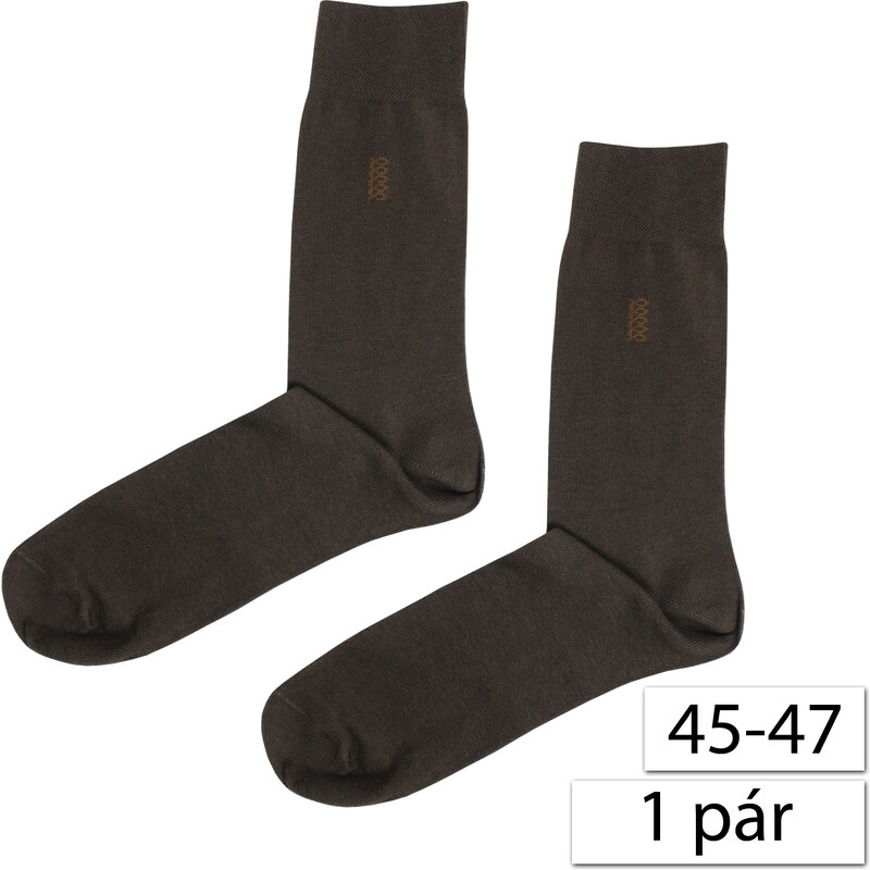 WOLA 7830 Pánské ponožky 45-47, hnědá