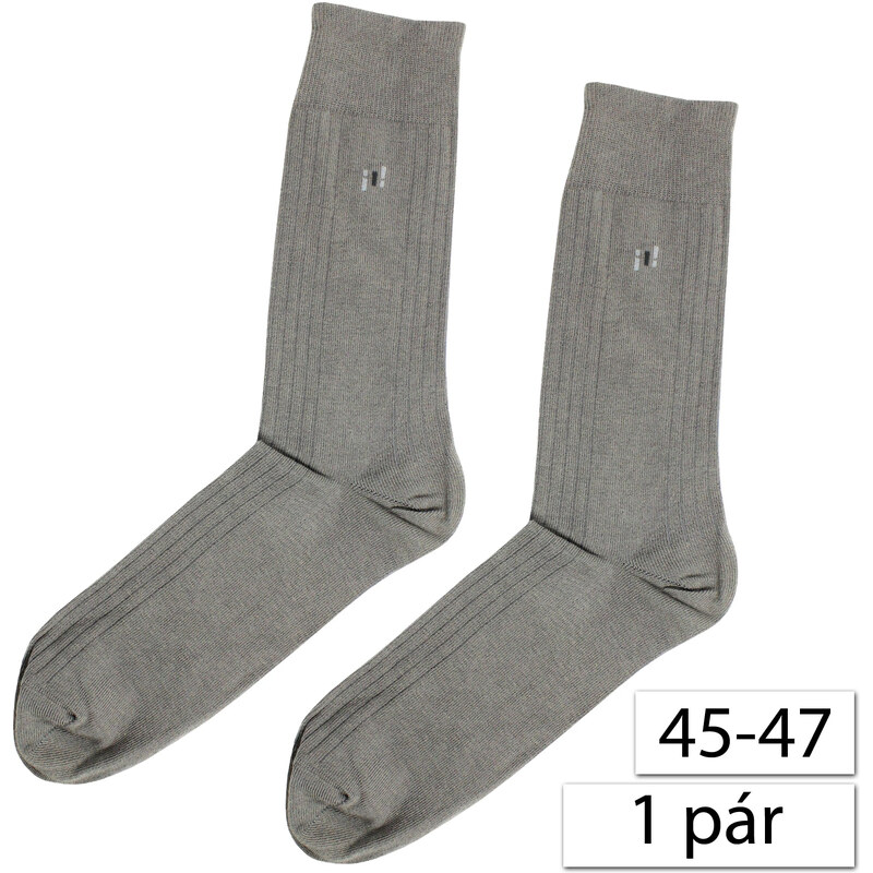 WOLA 7832 Pánské ponožky 45-47, šedá 2