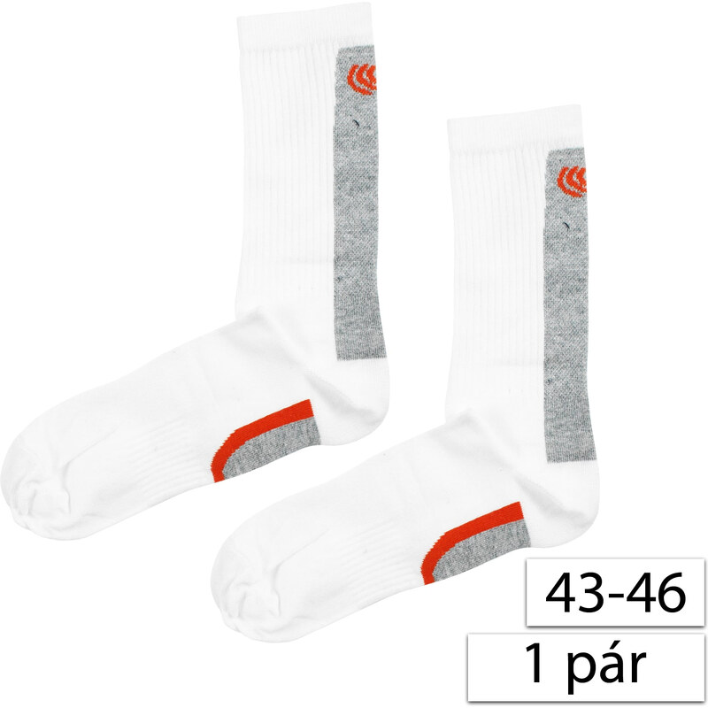 DAP Collection 9502 Pánské sportovní ponožky 43-46, bílá
