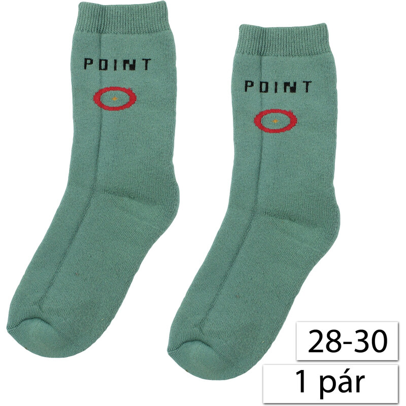 REWON 304 001 Dětské froté ponožky 28-30, zelené