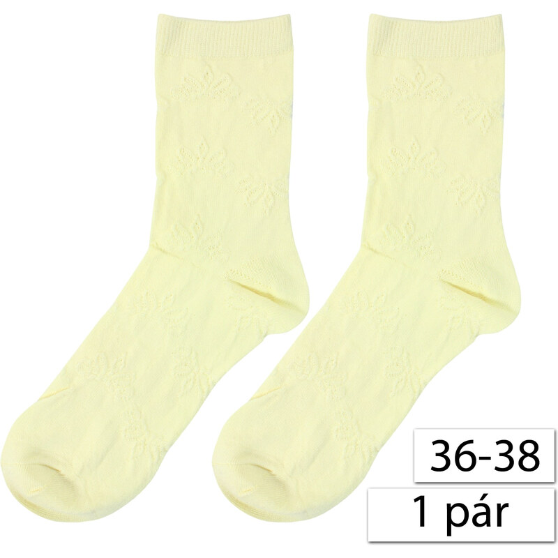 REWON 103 002 Dámské ponožky 36-38, žluté
