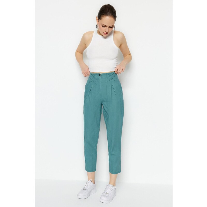 Dámské kalhoty Trendyol Striped 107063814