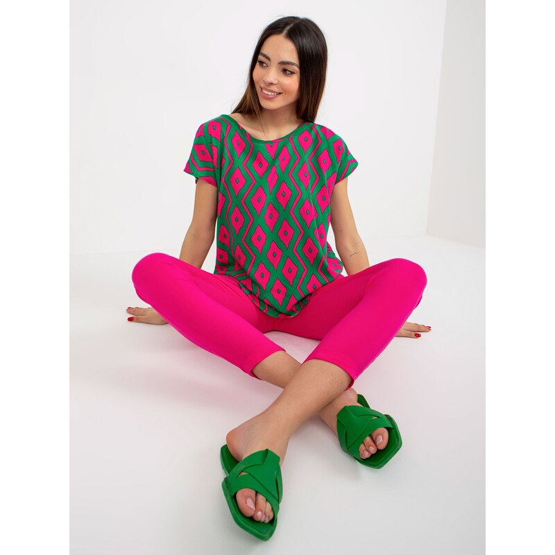 Sublevel Blouse-D73771R10978Q-green