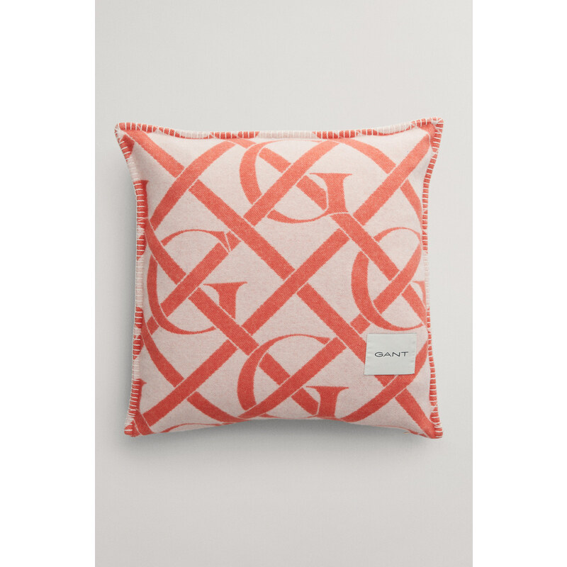 POVLAK NA POLŠTÁŘ GANT MONOGRAM CUSHION 50X50 červená 50x50