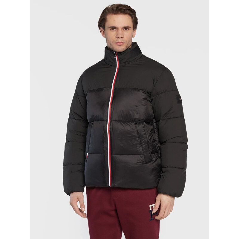 Tommy Hilfiger pánská černá zimní bunda
