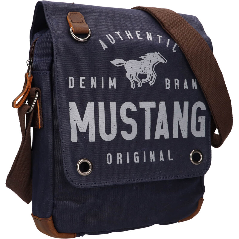 Pánská taška přes rameno Mustang Felip - modrá