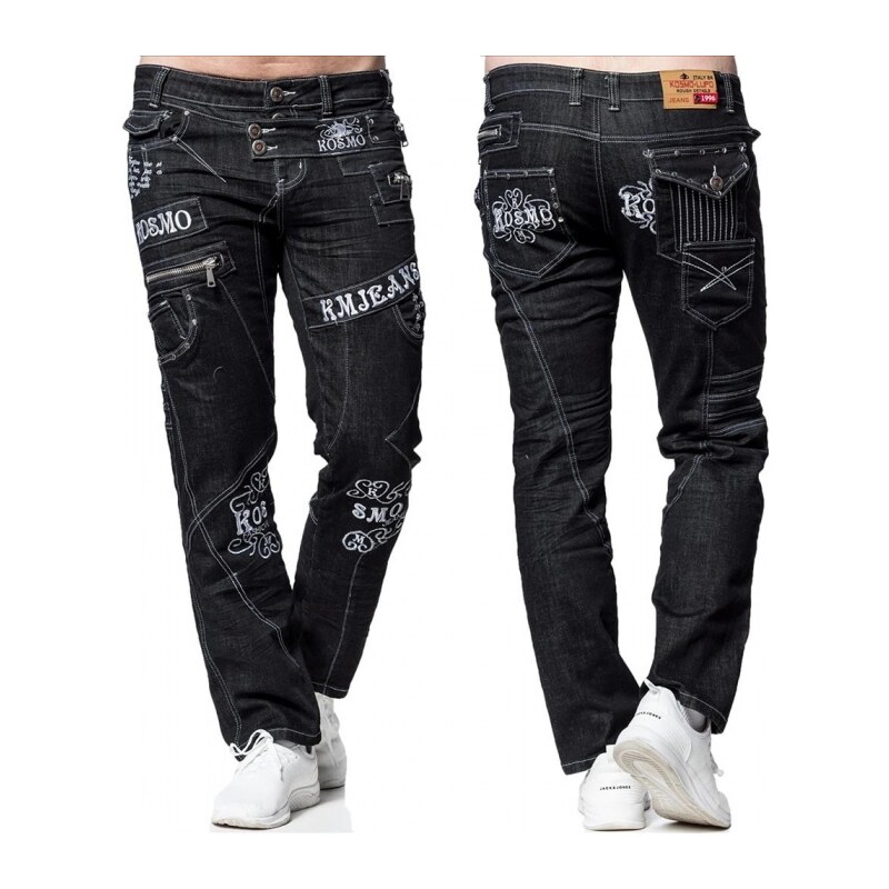 KOSMO LUPO kalhoty pánské KM051-1 jeans džíny