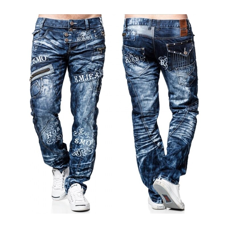 KOSMO LUPO kalhoty pánské KM051 jeans džíny