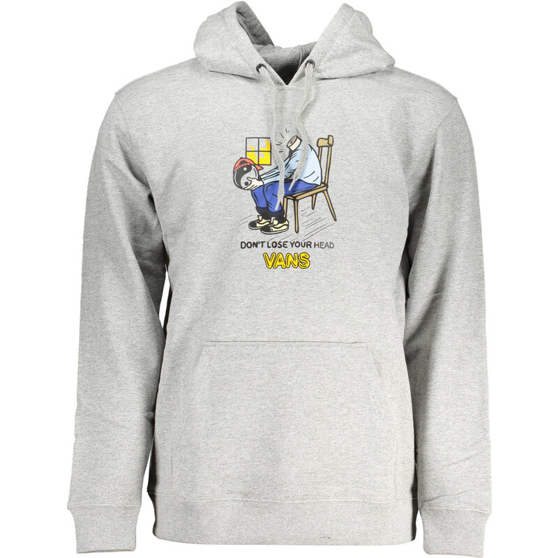 Šedá mMikina VANS s kapucí