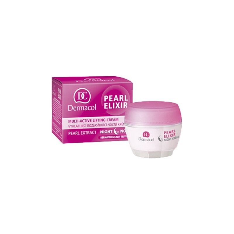 Dermacol Vyhlazující rozjasňující noční krém (Pearl Elixir Multi-Active Lifting Cream) 50 ml