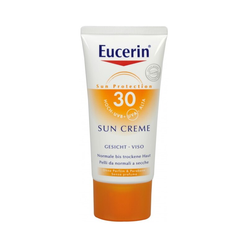 Eucerin Vysoce ochranný krém na opalování na obličej SPF 30 (Sun Face Cream) 50 ml