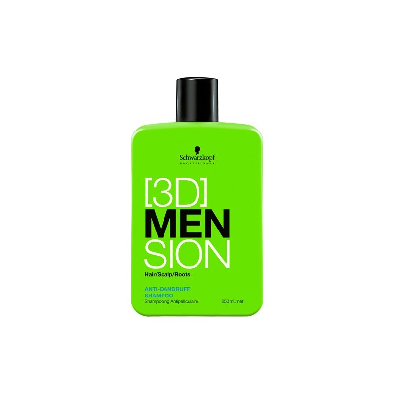 Schwarzkopf Professional Šampon proti lupům pro muže 3D (Anti-Dandruff Shampoo)