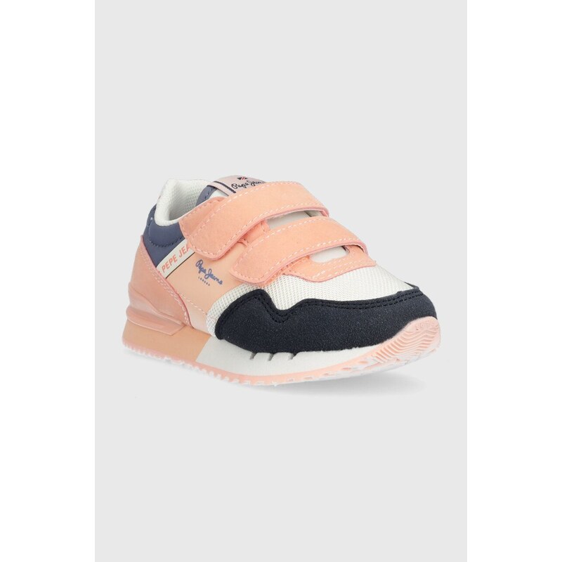 Dětské sneakers boty Pepe Jeans oranžová barva