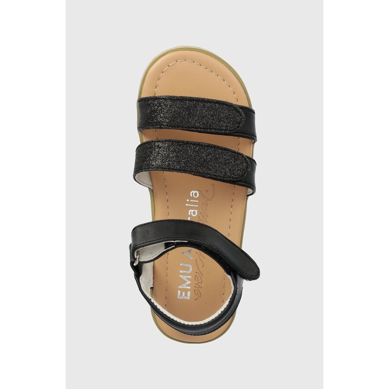 Dětské sandály Emu Australia černá barva
