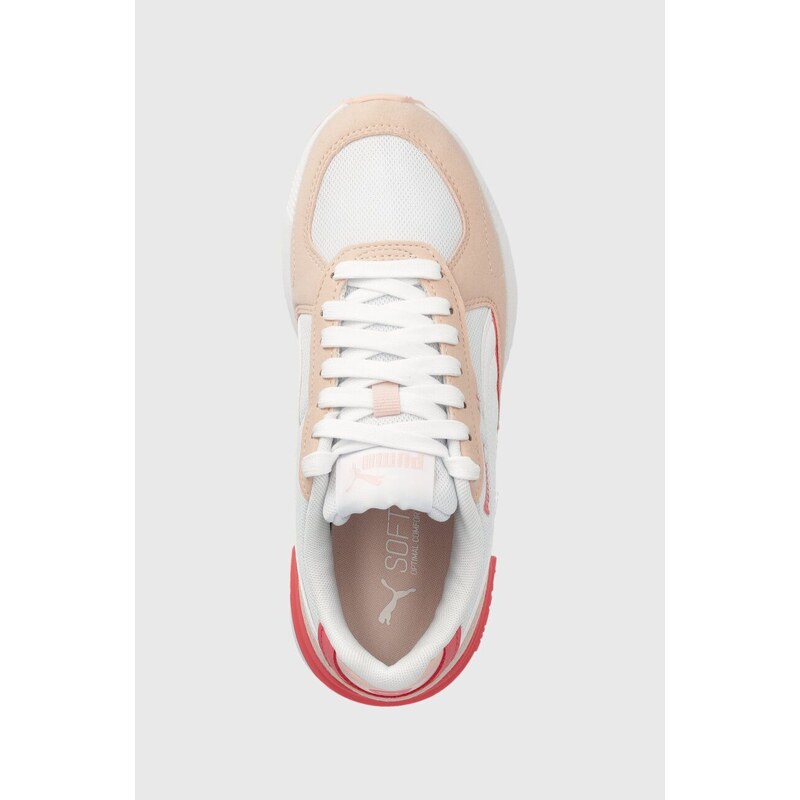 Dětské sneakers boty Puma Graviton Jr růžová barva