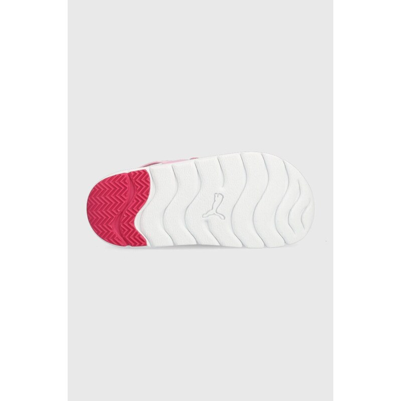Dětské sandály Puma Puma Evolve Sandal AC PS růžová barva