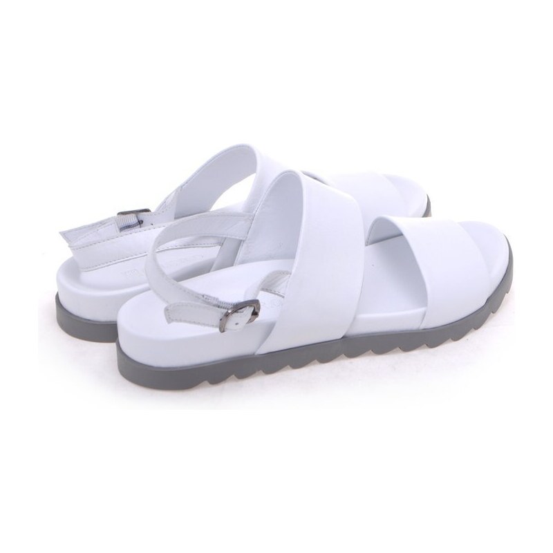 Kožené pohodlné sandály Guero P571 883408 bílá