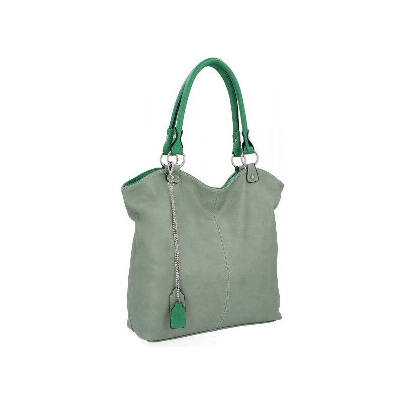 Dámská kabelka shopper bag Hernan světle zelená HB0150