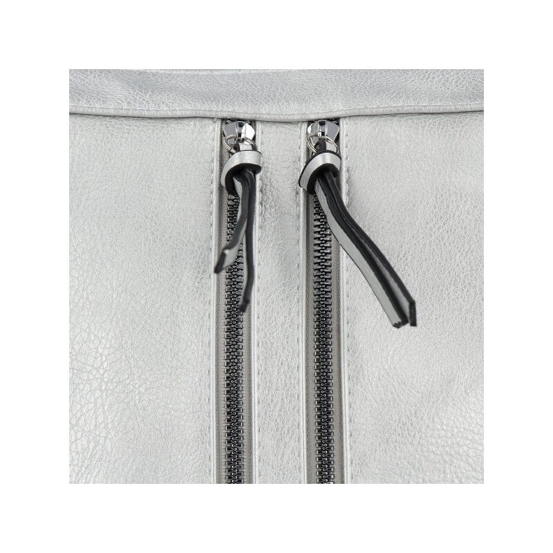 Dámská kabelka batůžek Hernan stříbrná HB0149