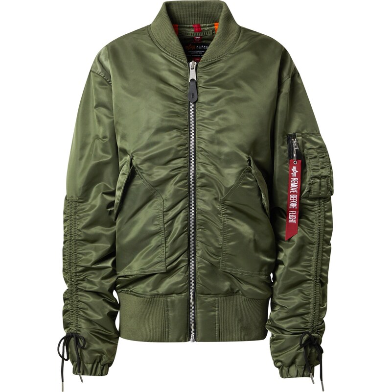 ALPHA INDUSTRIES Přechodná bunda CWU MA-1 zelená