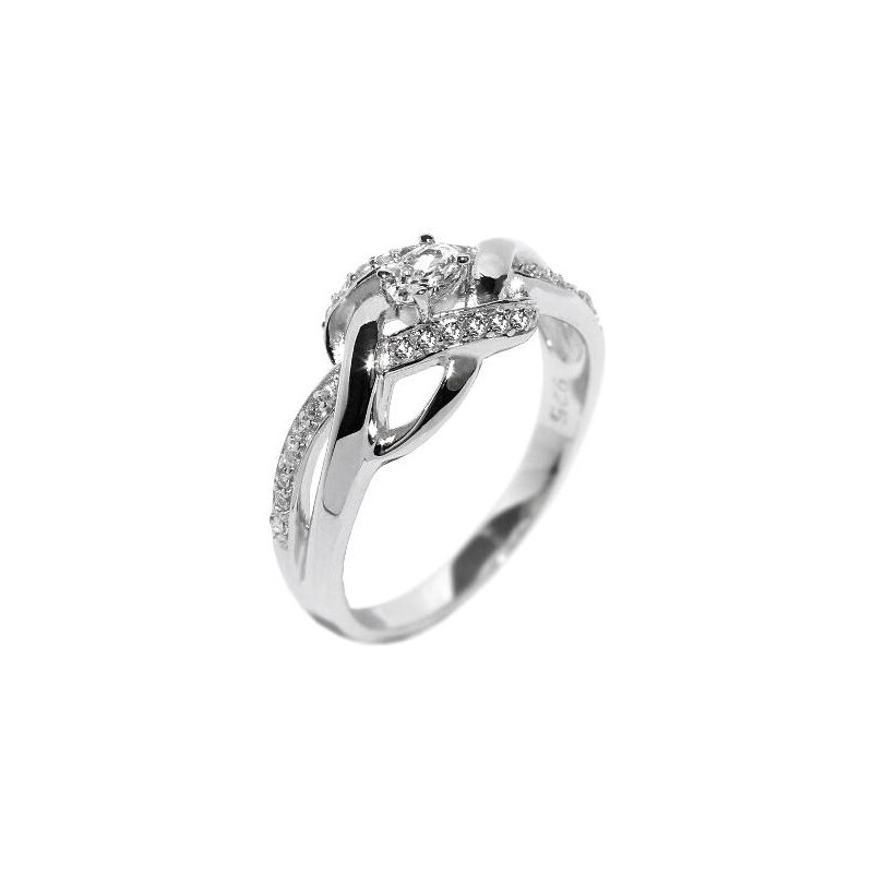 Silvego Elegantní stříbrný prsten EWER02989