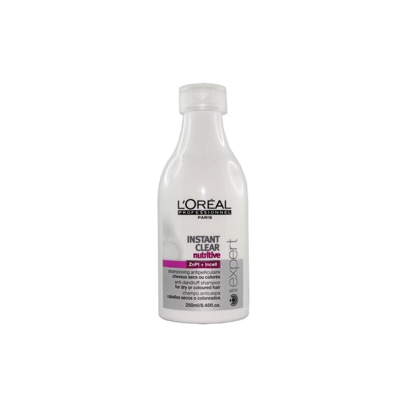 Loreal Professionnel Očišťující šampon pro suché nebo barvené vlasy s lupy Instant Clear Nutritive 250 ml