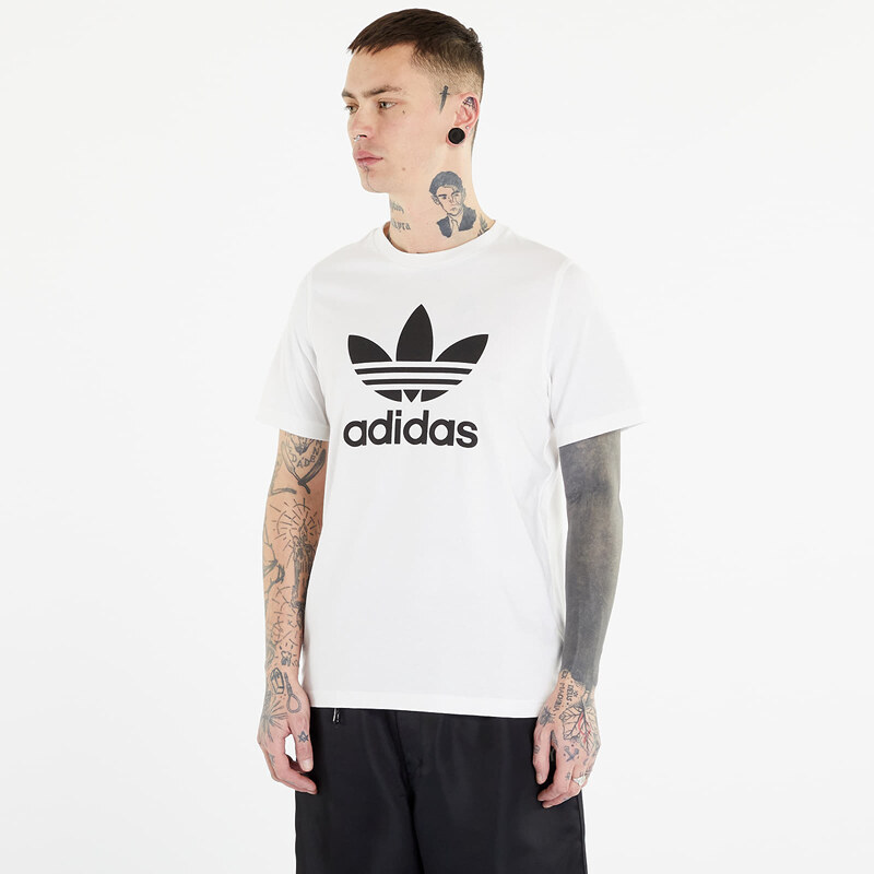 Pánské tričko adidas Originals Adicolor Trefoil Short Sleeve Tee White/ Black